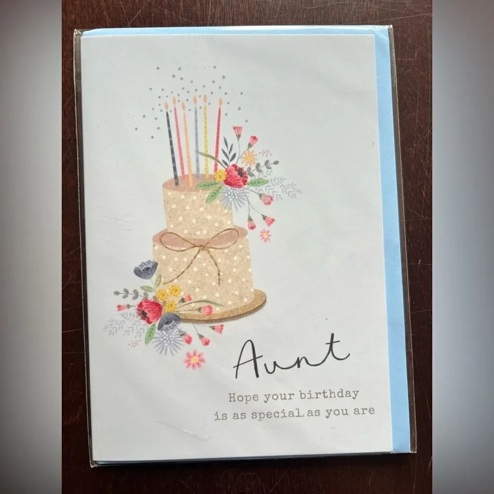 Aunt birthday card